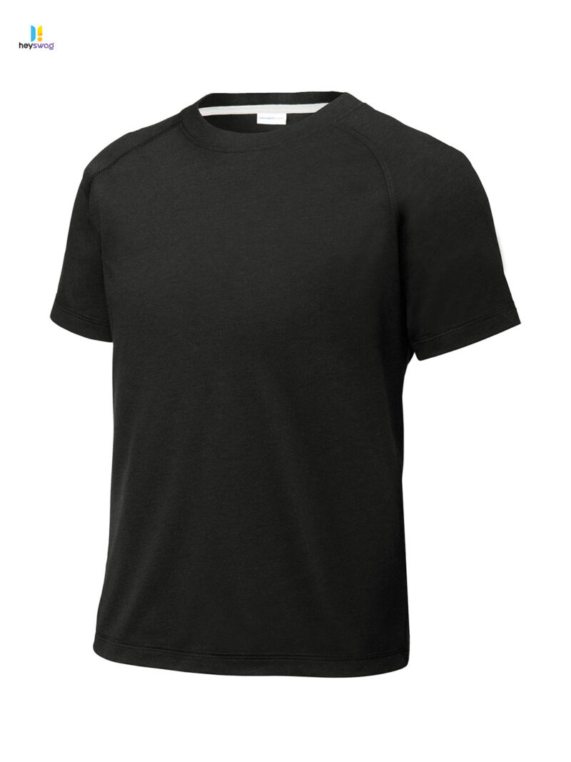 Sport-Tek ® Youth PosiCharge ® Tri-Blend Wicking Raglan Tee - Image 5