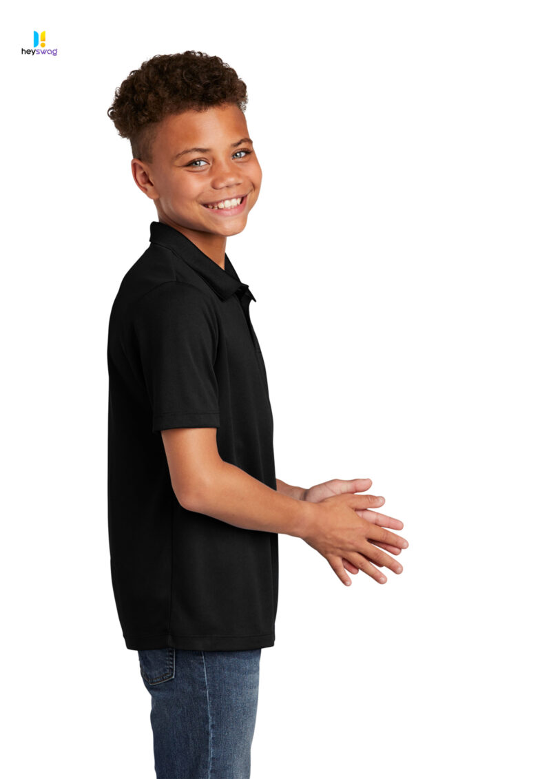 Sport-Tek® Youth PosiCharge® RacerMesh® Polo - Image 5