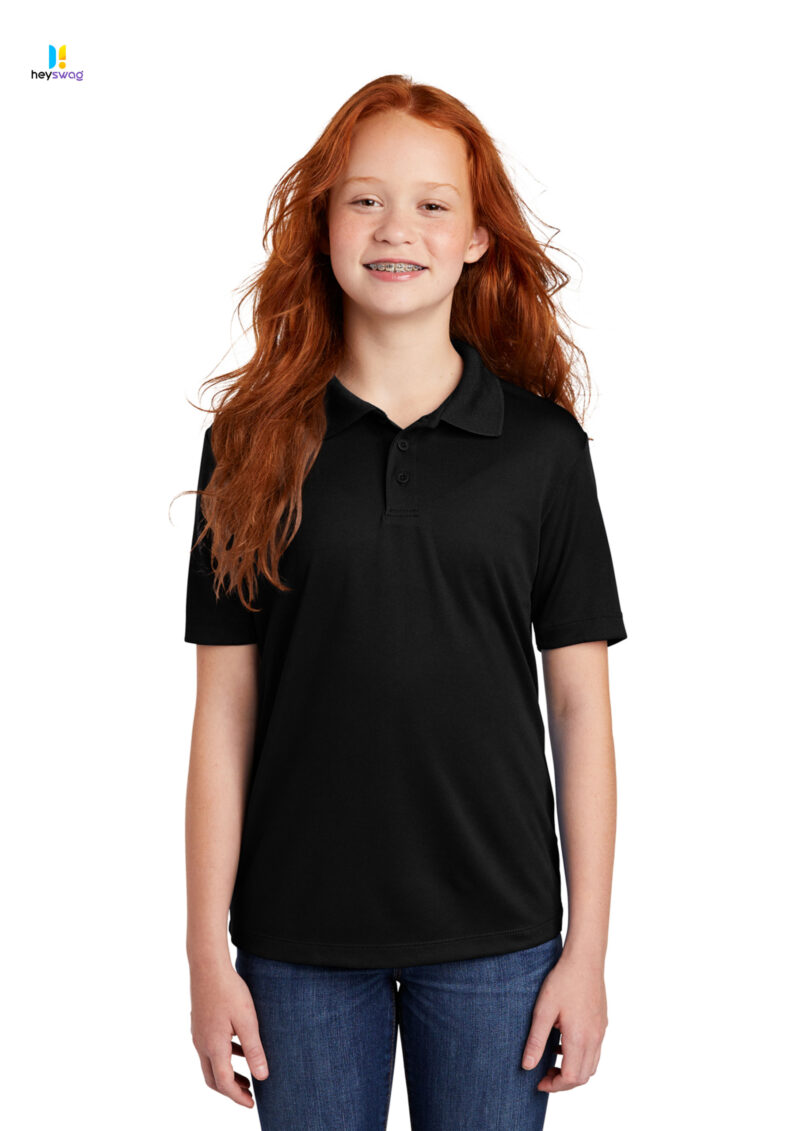 Sport-Tek® Youth PosiCharge® RacerMesh® Polo - Image 3