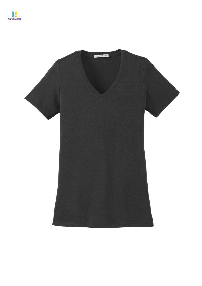 Port Authority® Ladies Concept Stretch V-Neck Tee - Image 4