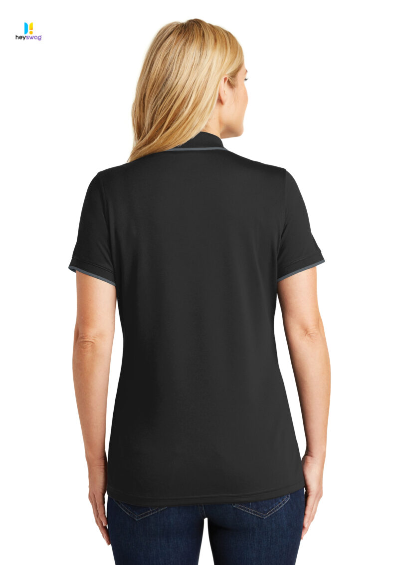 Port Authority® Ladies Dry Zone® UV Micro-Mesh Tipped Polo - Image 6