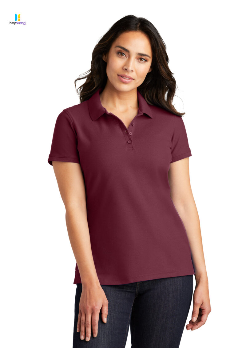Port Authority® Ladies Core Classic Pique Polo - Image 3