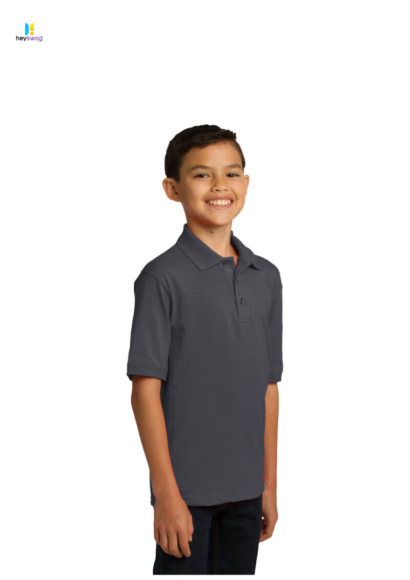 Port & Company® Youth Core Blend Jersey Knit Polo - Image 10