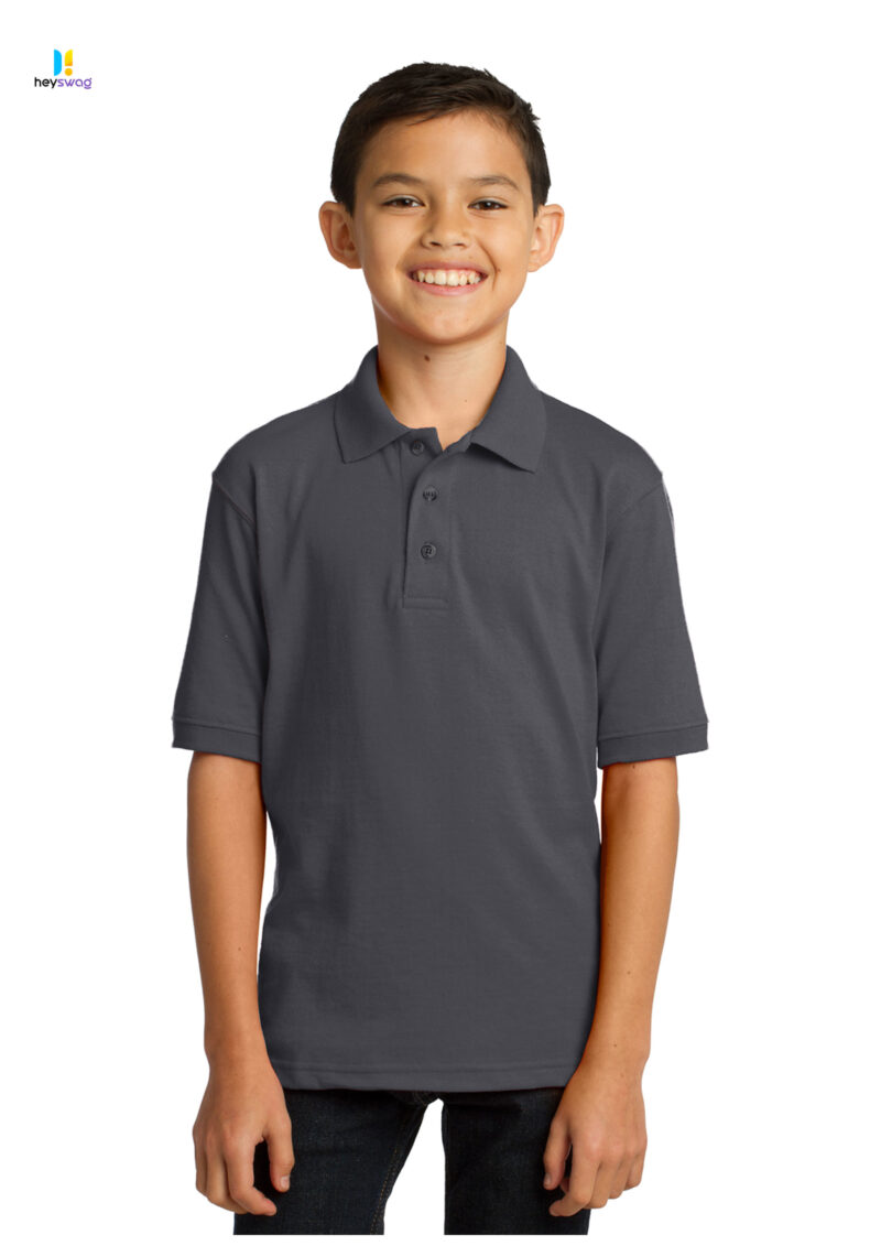 Port & Company® Youth Core Blend Jersey Knit Polo - Image 8