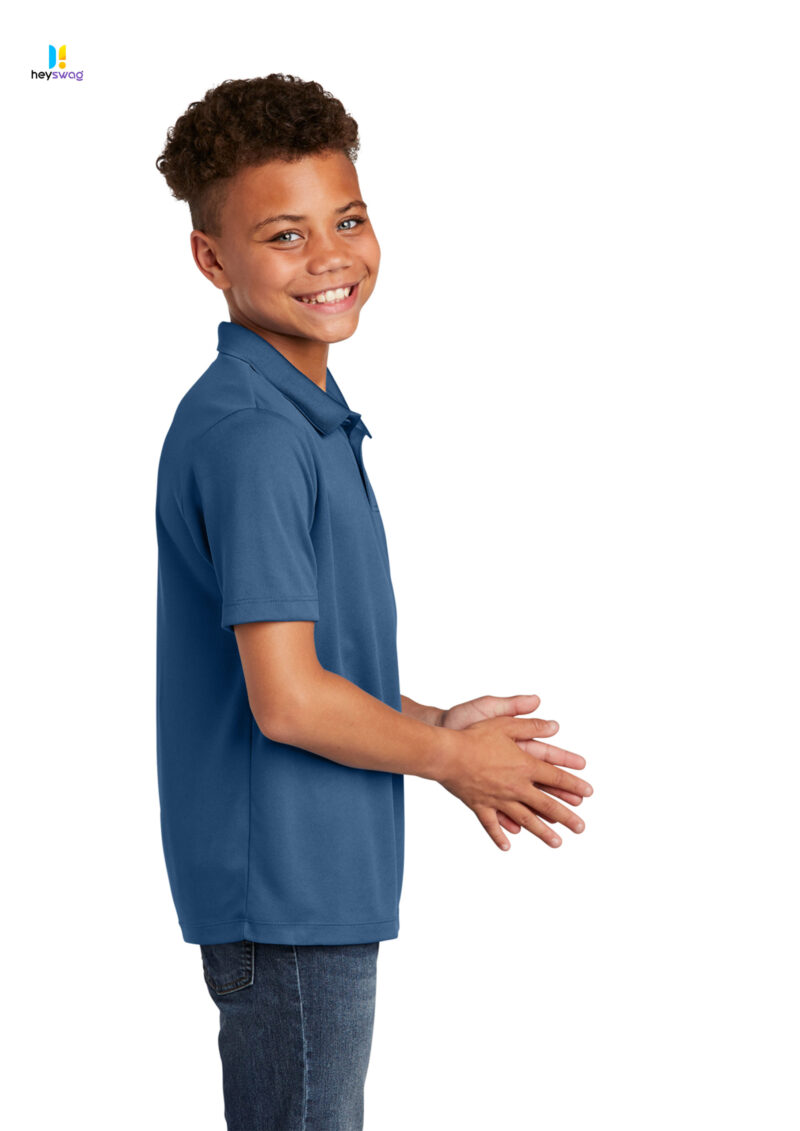Sport-Tek® Youth PosiCharge® RacerMesh® Polo - Image 12
