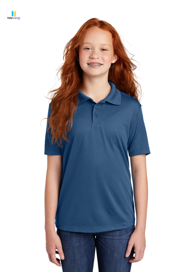 Sport-Tek® Youth PosiCharge® RacerMesh® Polo - Image 10