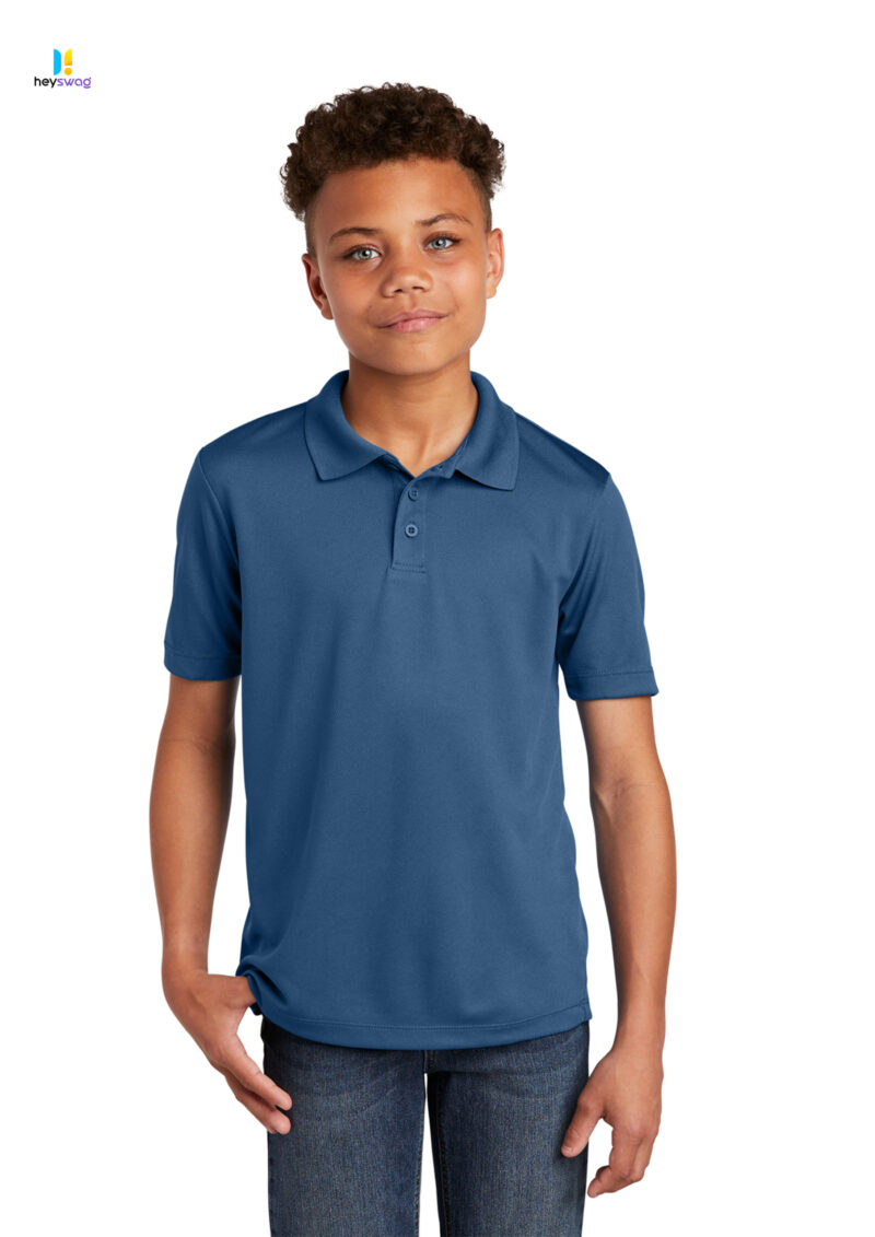 Sport-Tek® Youth PosiCharge® RacerMesh® Polo - Image 9
