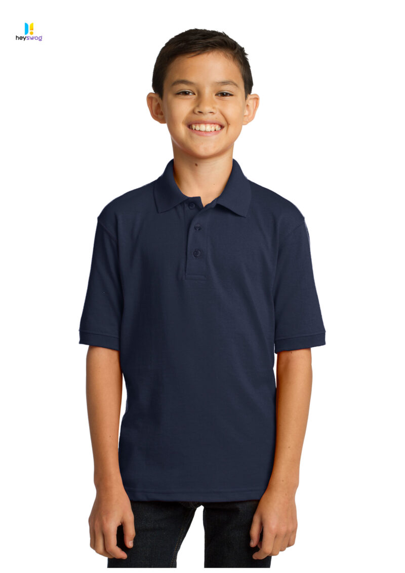 Port & Company® Youth Core Blend Jersey Knit Polo - Image 19