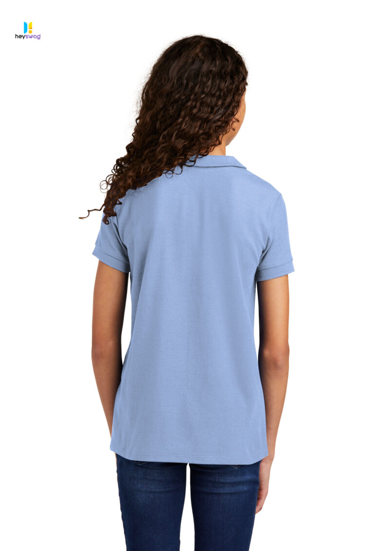 Port Authority® Girls Silk Touch™ Peter Pan Collar Polo - Image 28