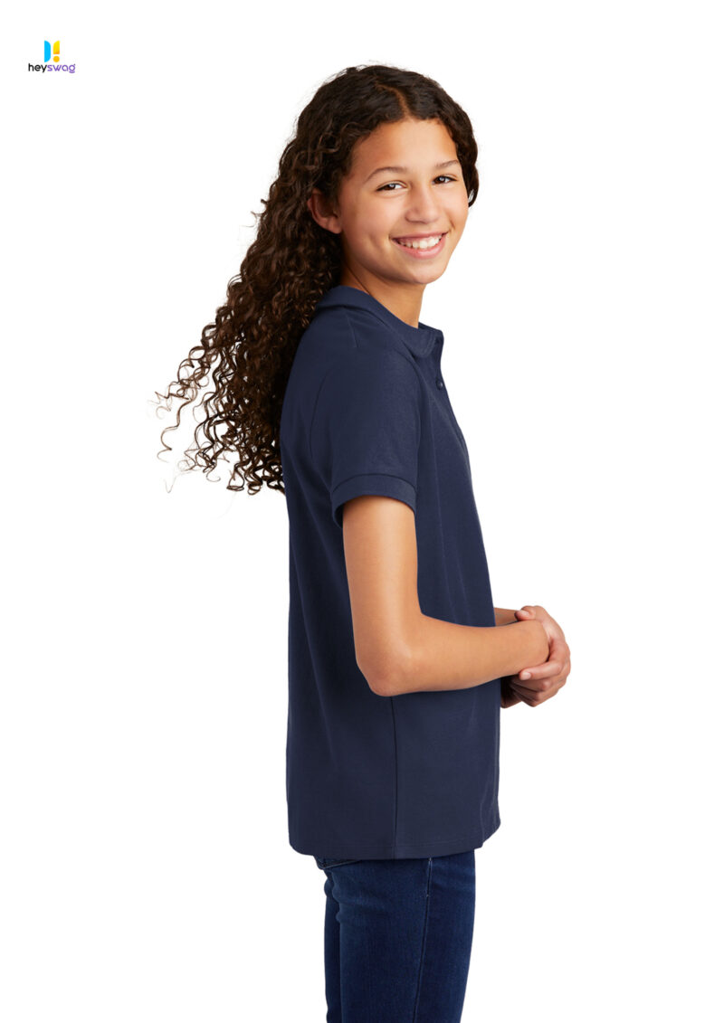 Port Authority® Girls Silk Touch™ Peter Pan Collar Polo - Image 19
