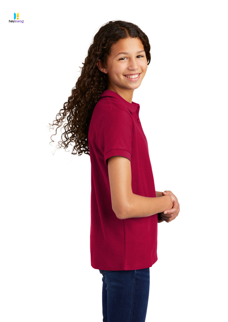 Port Authority® Girls Silk Touch™ Peter Pan Collar Polo - Image 14