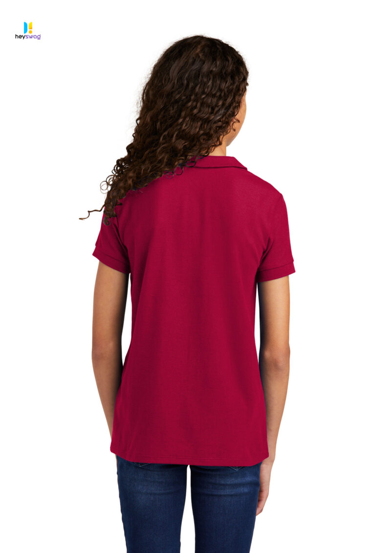 Port Authority® Girls Silk Touch™ Peter Pan Collar Polo - Image 13