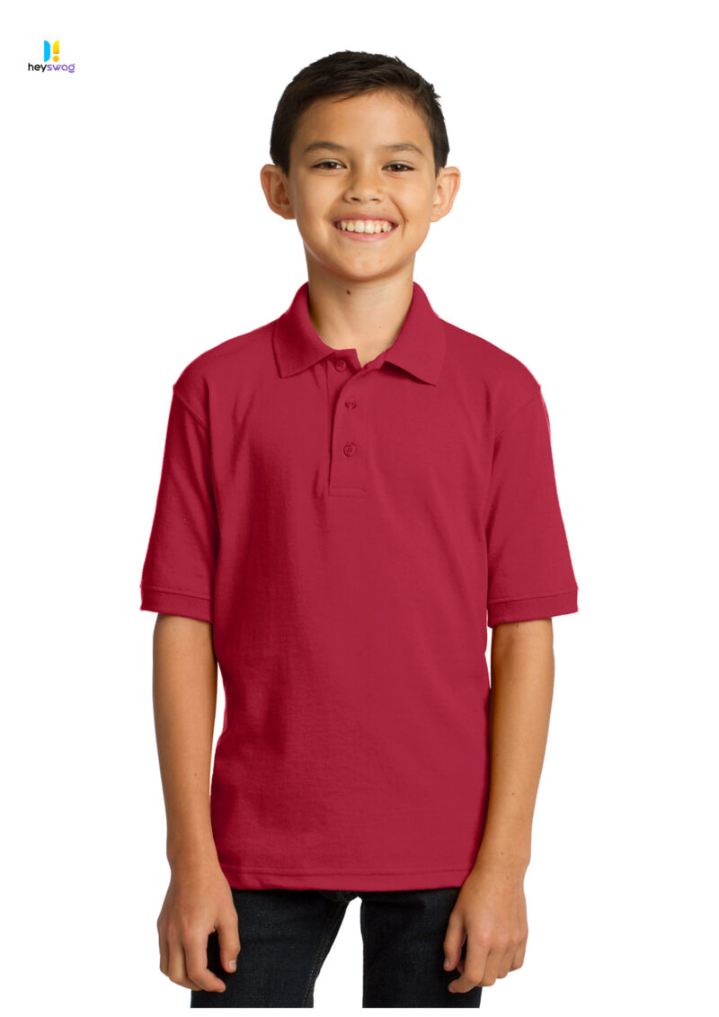 Port & Company® Youth Core Blend Jersey Knit Polo - Image 30