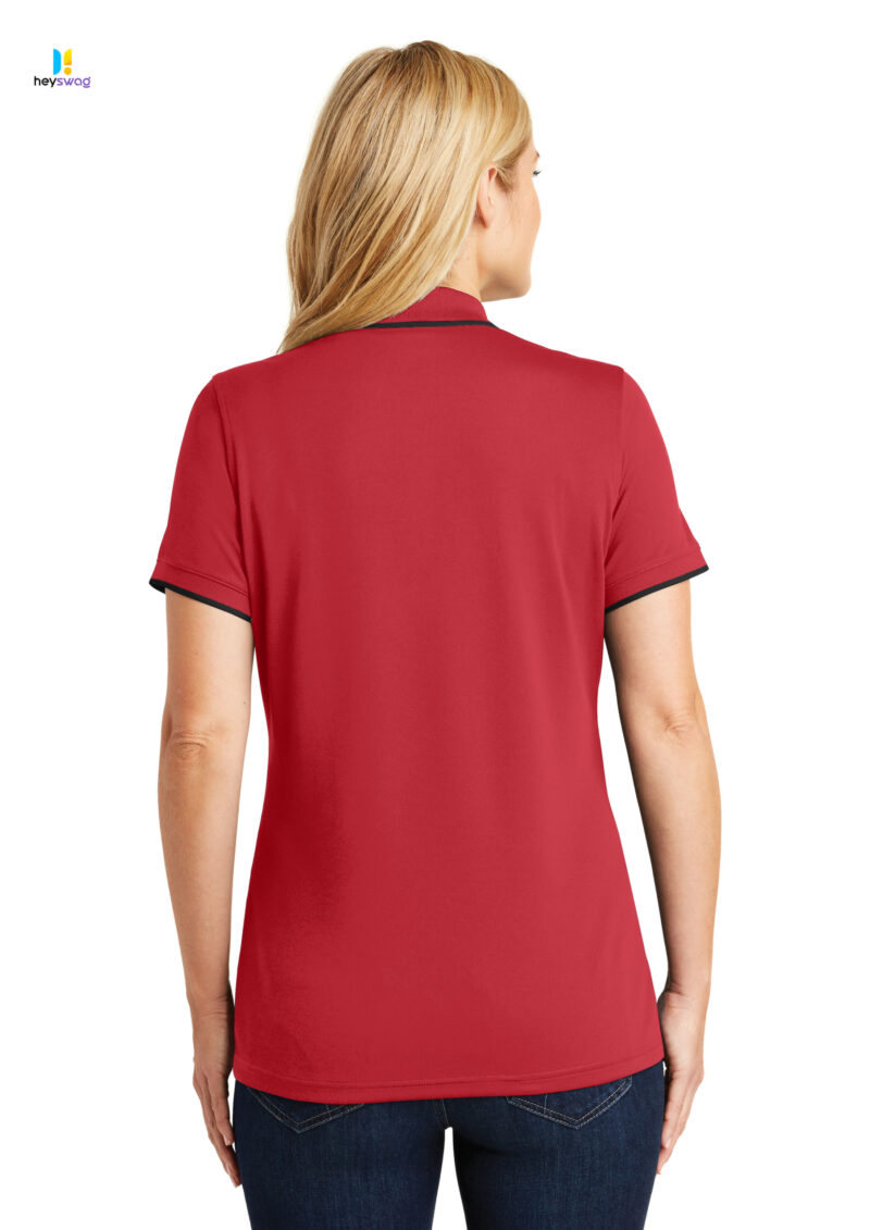 Port Authority® Ladies Dry Zone® UV Micro-Mesh Tipped Polo - Image 10