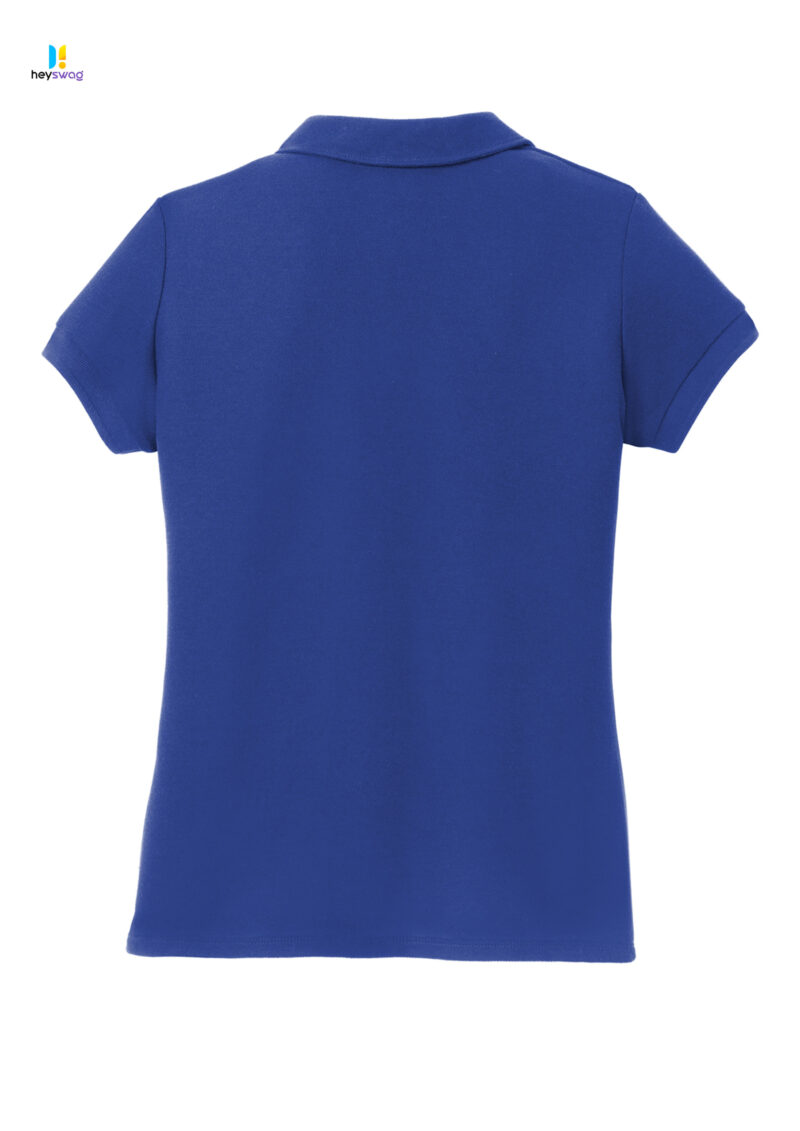 Port Authority® Girls Silk Touch™ Peter Pan Collar Polo - Image 11