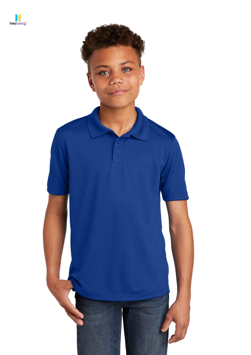 Sport-Tek® Youth PosiCharge® RacerMesh® Polo - Image 30