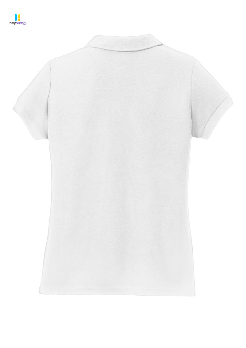 Port Authority® Girls Silk Touch™ Peter Pan Collar Polo - Image 6