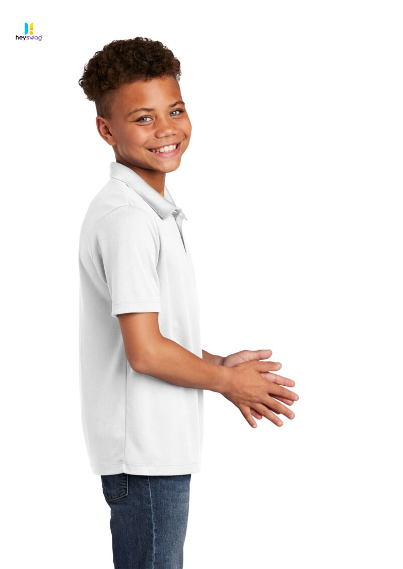 Sport-Tek® Youth PosiCharge® RacerMesh® Polo - Image 40