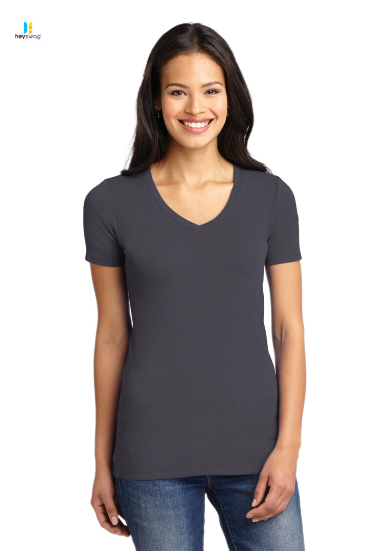 Port Authority® Ladies Concept Stretch V-Neck Tee - Image 8